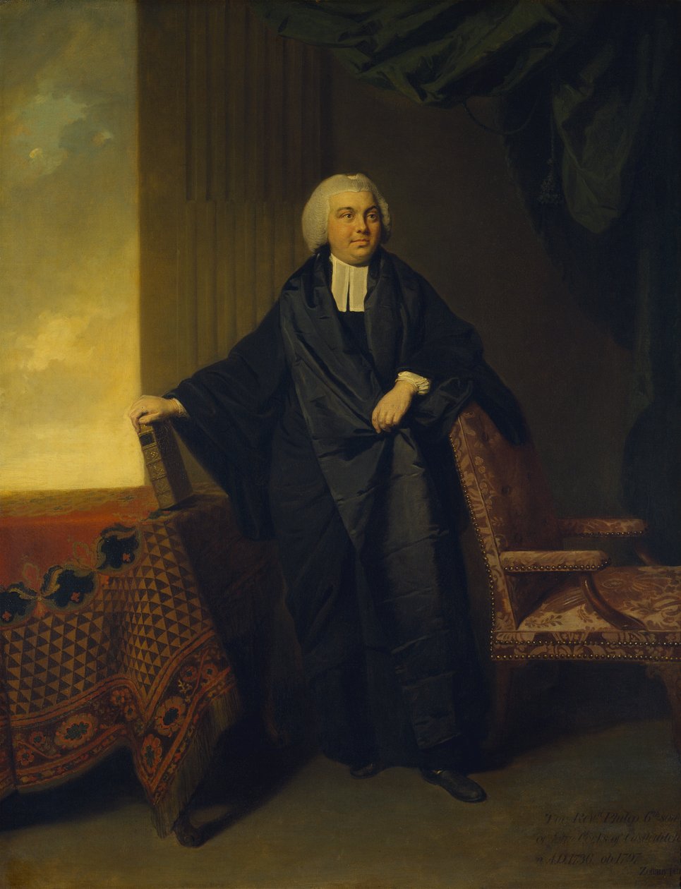 Porträt von Reverend Philip Cocks von Johann Zoffany