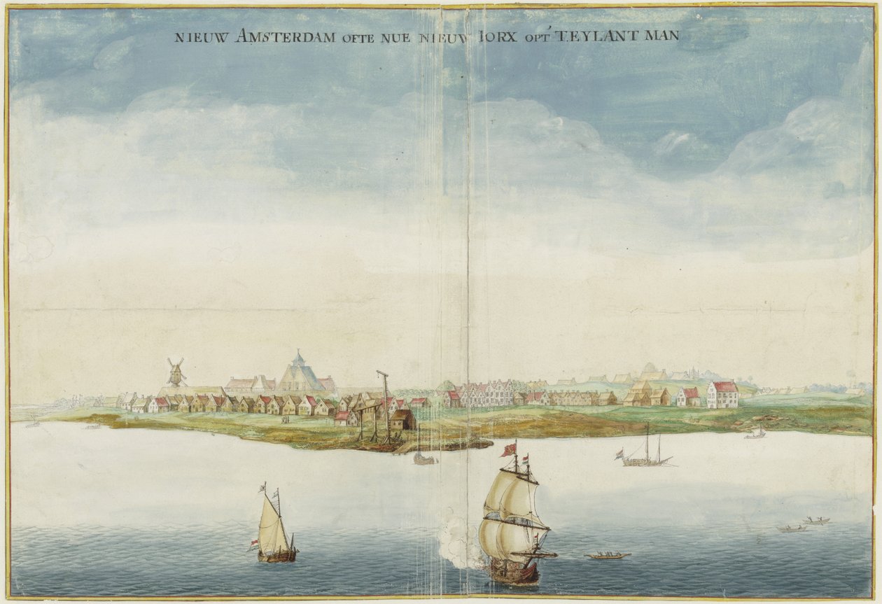 Ansicht von Neu-Amsterdam von Johannes Vingboons