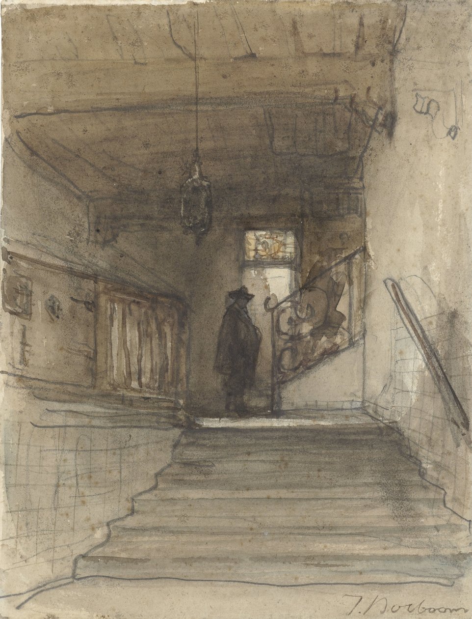 Treppenhaus von Johannes Bosboom