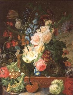 Stillleben mit Blumen von Johannes Hendrick Fredriks