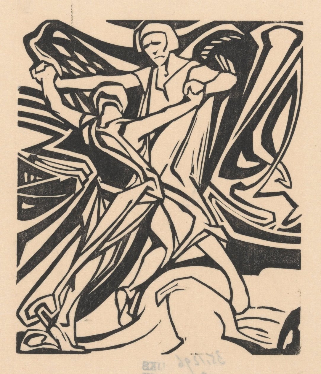 Jakob ringt mit dem Engel von Johannes Josephus Aarts