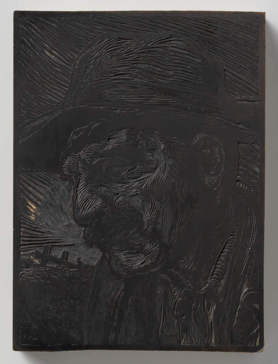 Männerkopf nach links von Johannes Josephus Aarts