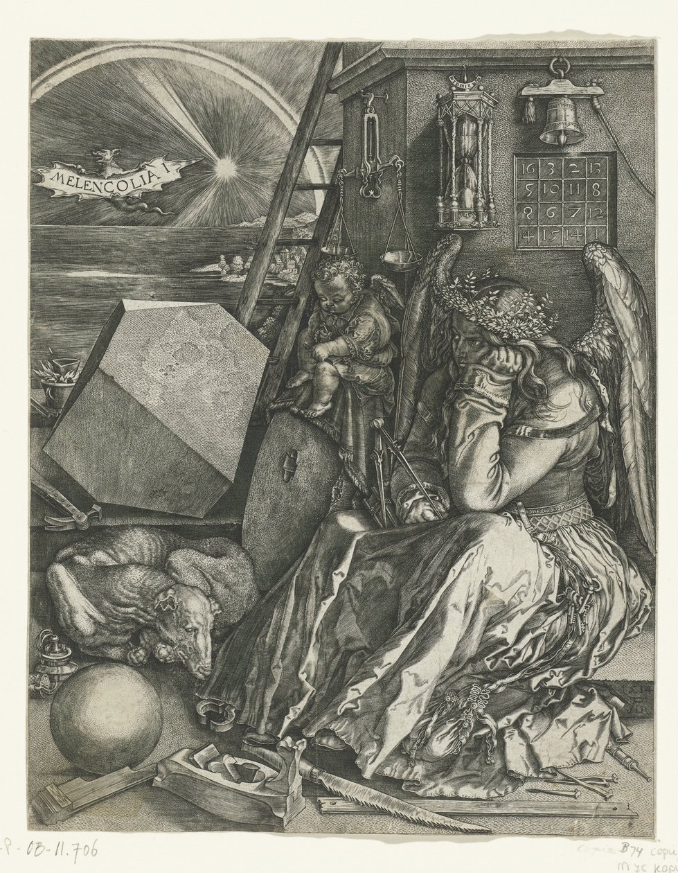 Melancholie von Johannes Wierix