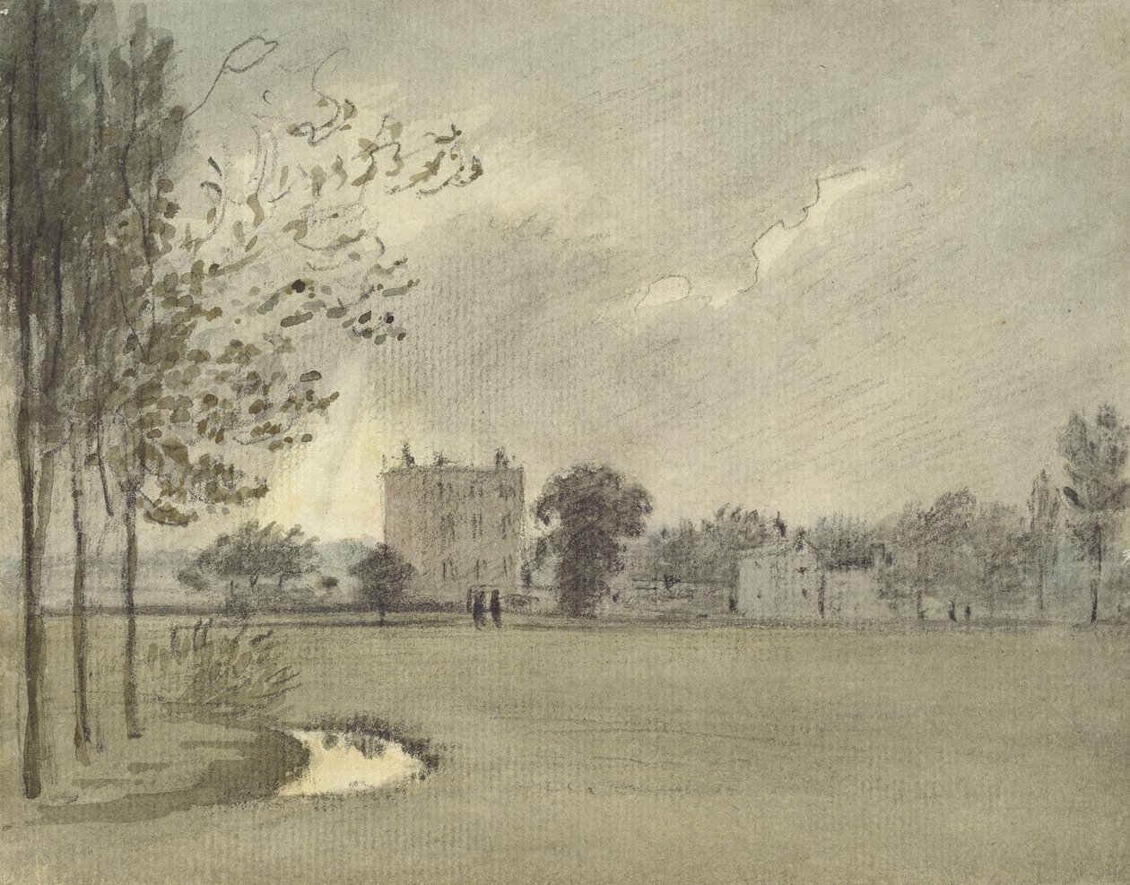 Christ Church Meadows, 6. Mai 1788 von John Baptist Malchair