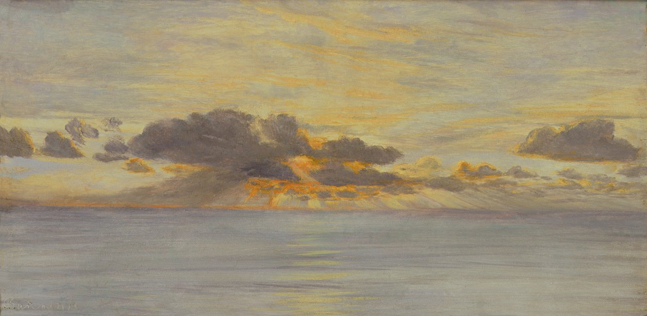 Sonnenuntergang von John Brett