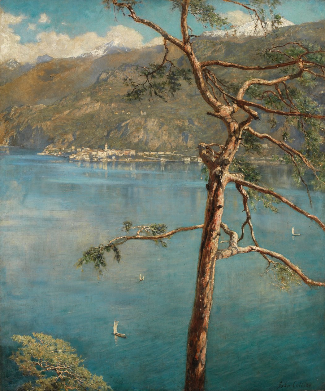 Frühling in Cadenabbia von John Collier