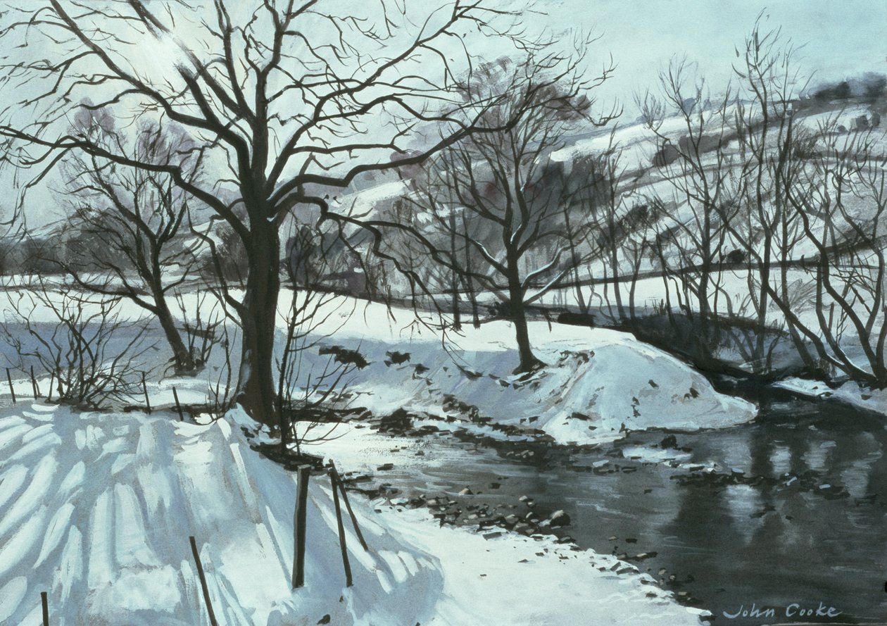 Winterfluss, 1996 von John Cooke