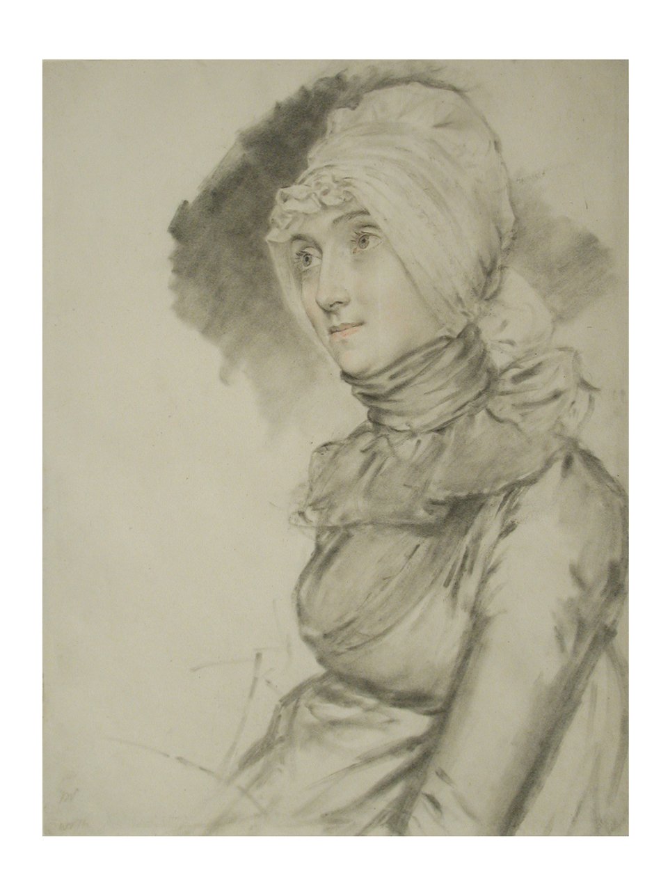 Mrs. Croad, die entschlossene Witwe, 1806 von John Downman