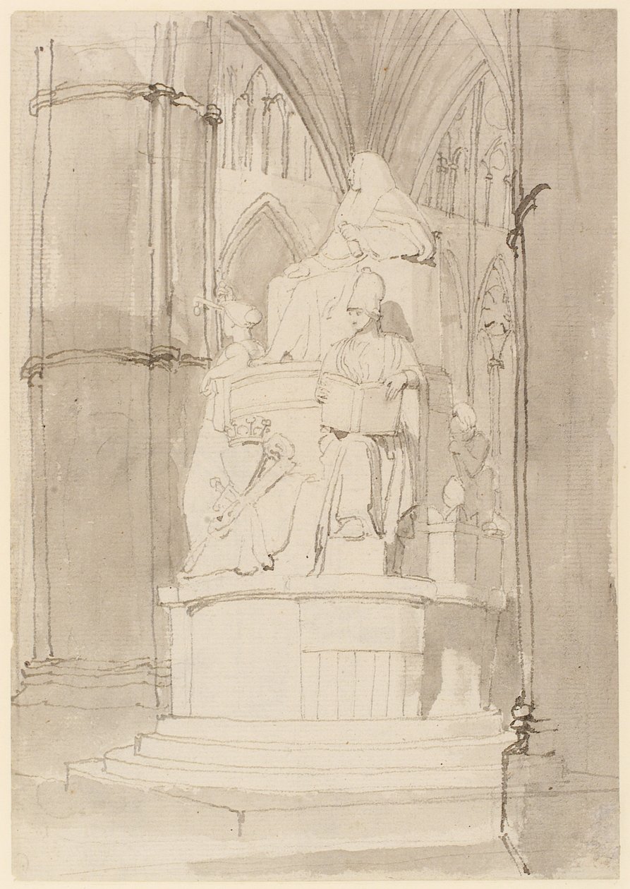 Entwurf für das Denkmal von Lord Mansfield, Westminster Abbey von John Flaxman
