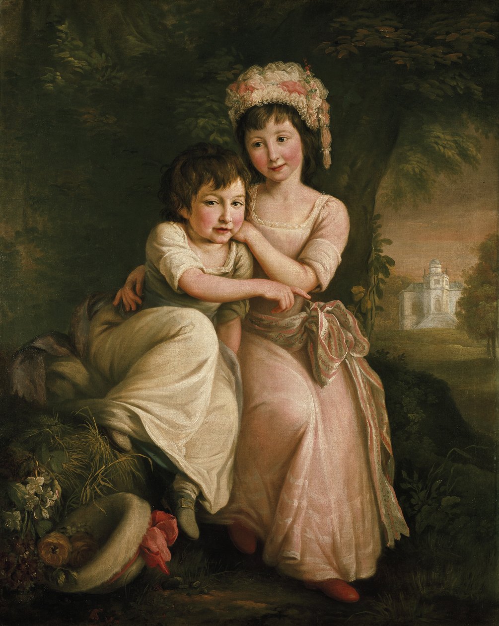 Porträt von Stephen Peter und Mary Anne Rigaud als Kinder von John Francis Rigaud