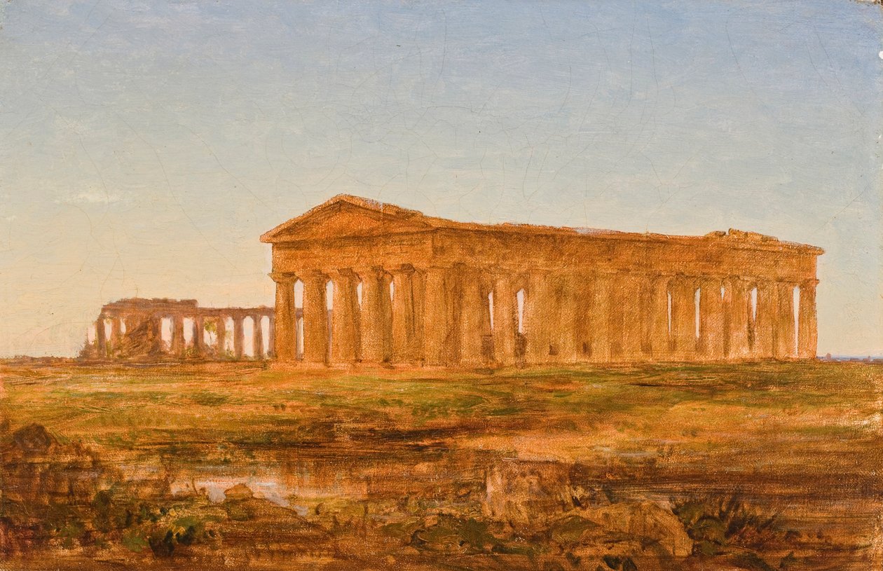 Der Tempel des Neptun, Paestum, 1847 von John Frederick Kensett