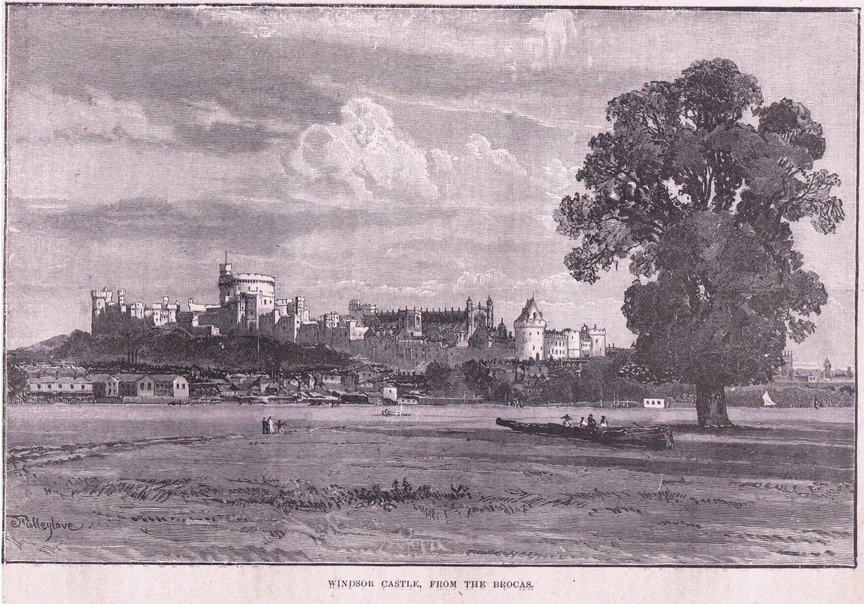 Schloss Windsor von den Brocas von John Fulleylove