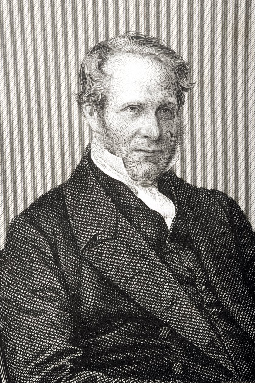 Reverend Baptist Wriothesley Noel (1799-1873) graviert von D.J. Pound nach einem Foto, aus 