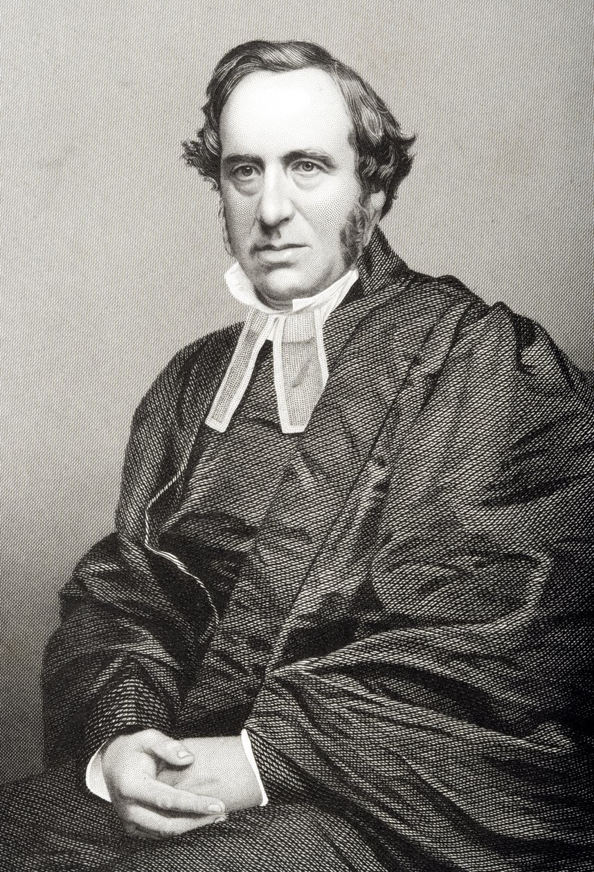 Richard Chenevix Trench (1807-86), graviert von D.J. Pound nach einem Foto, aus 