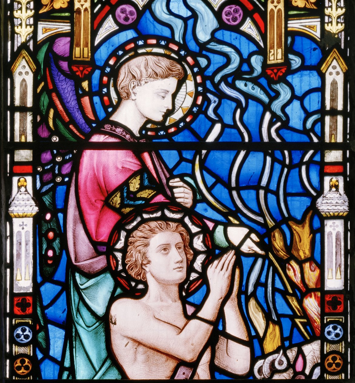 Detail aus Die drei Marien am Grab, 1865 von John Millner Allen