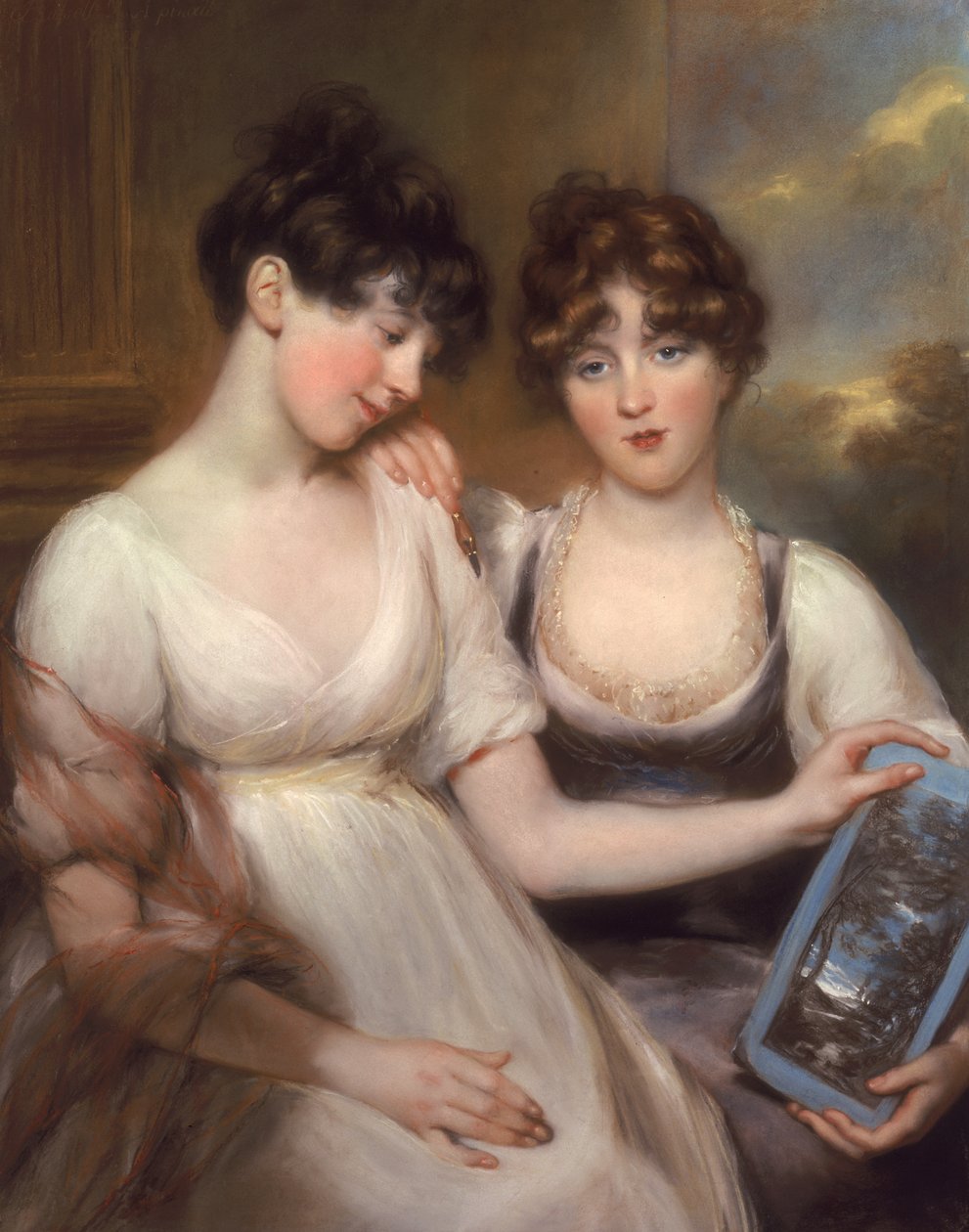 Porträt von Anne und Maria Russell, 1804 von John Russell