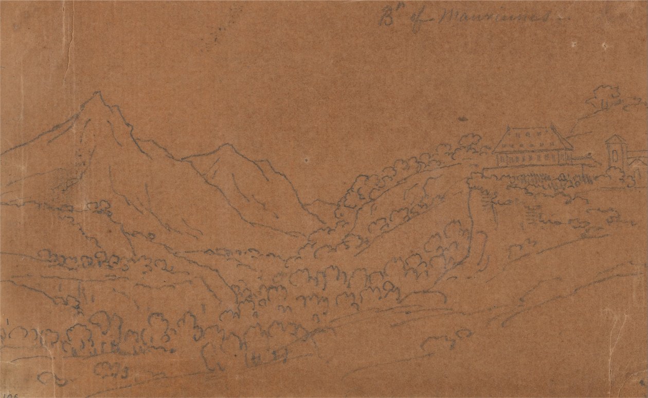 Bramans der Maurienne von John Robert Cozens