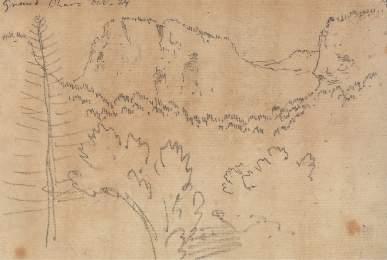 Grand Chartreuse, 24. Oktober von John Robert Cozens