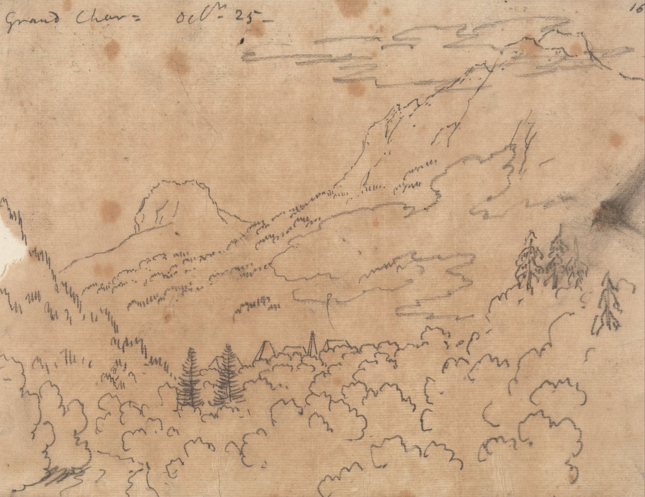 Grand Chartreuse, 25. Oktober von John Robert Cozens