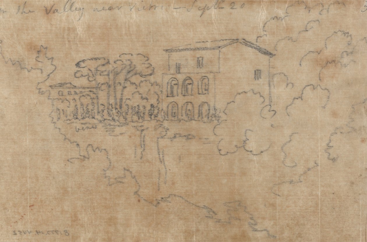 Im Tal bei Vietri, 20. September von John Robert Cozens