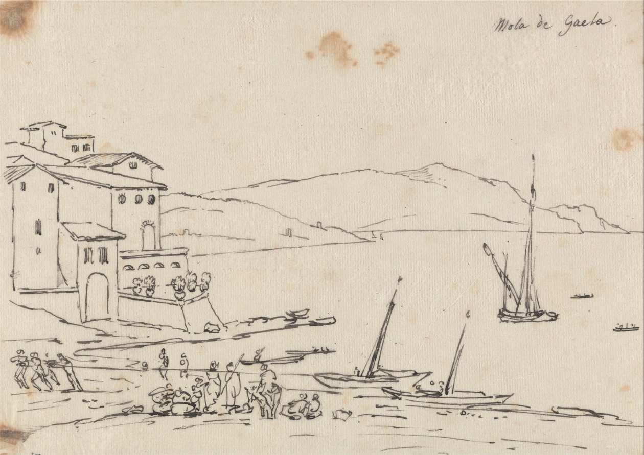 Mola di Gaeta von John Robert Cozens