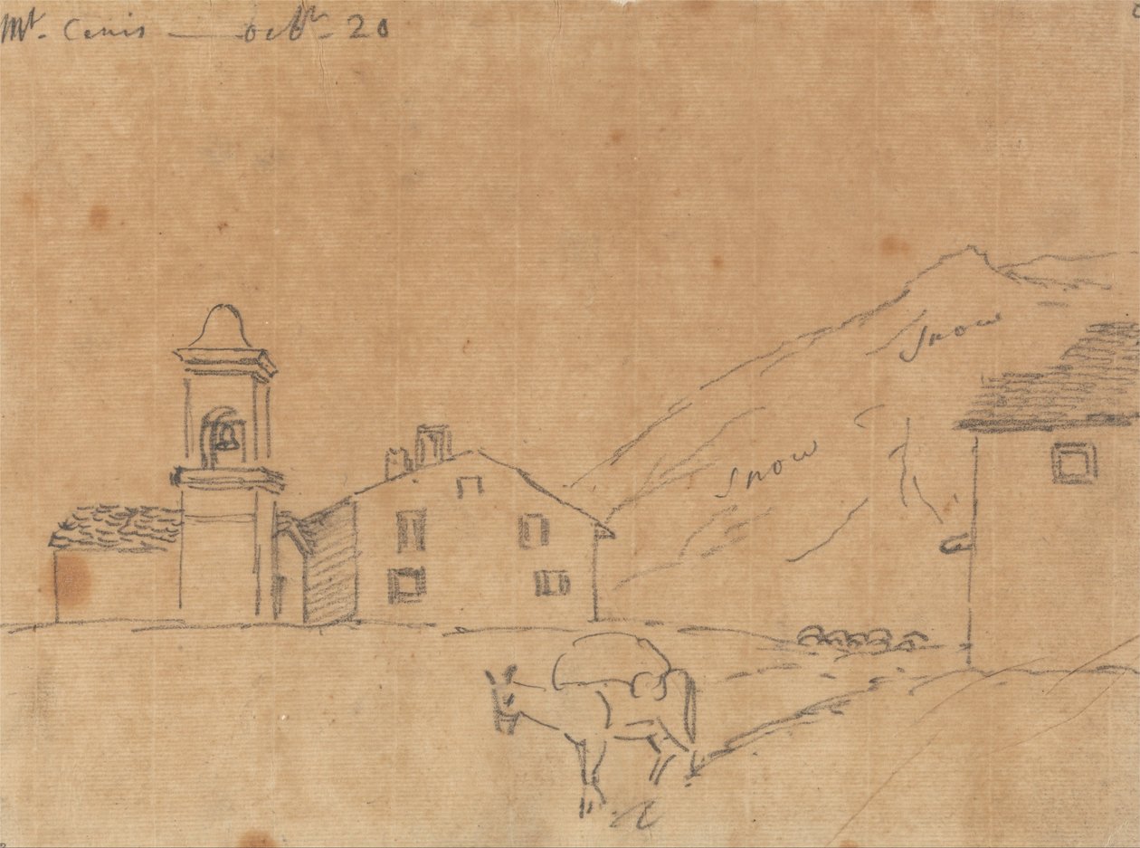 Mont Cenis, 20. Oktober von John Robert Cozens