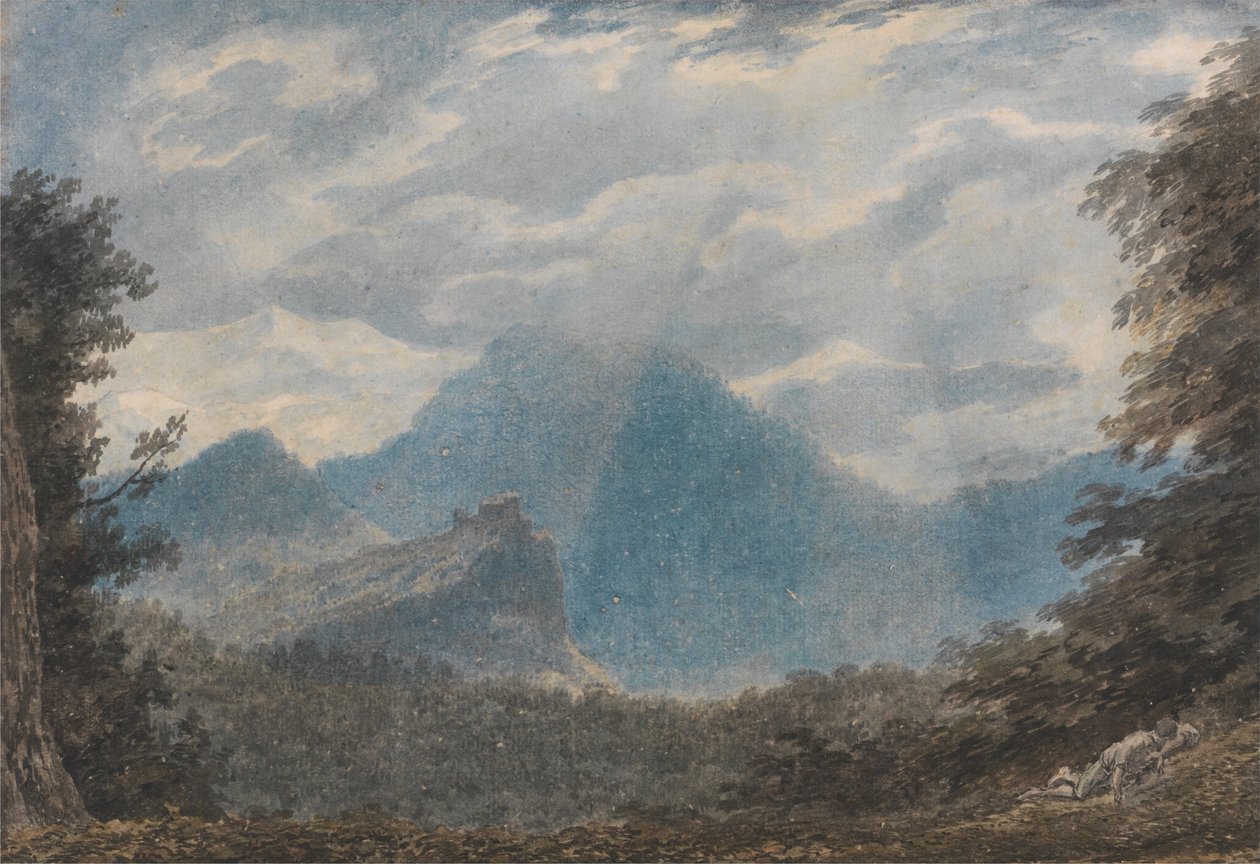 Monte della Madonna, nahe Argua von John Robert Cozens