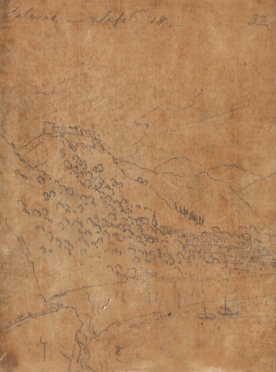 Salerno, 18. September von John Robert Cozens