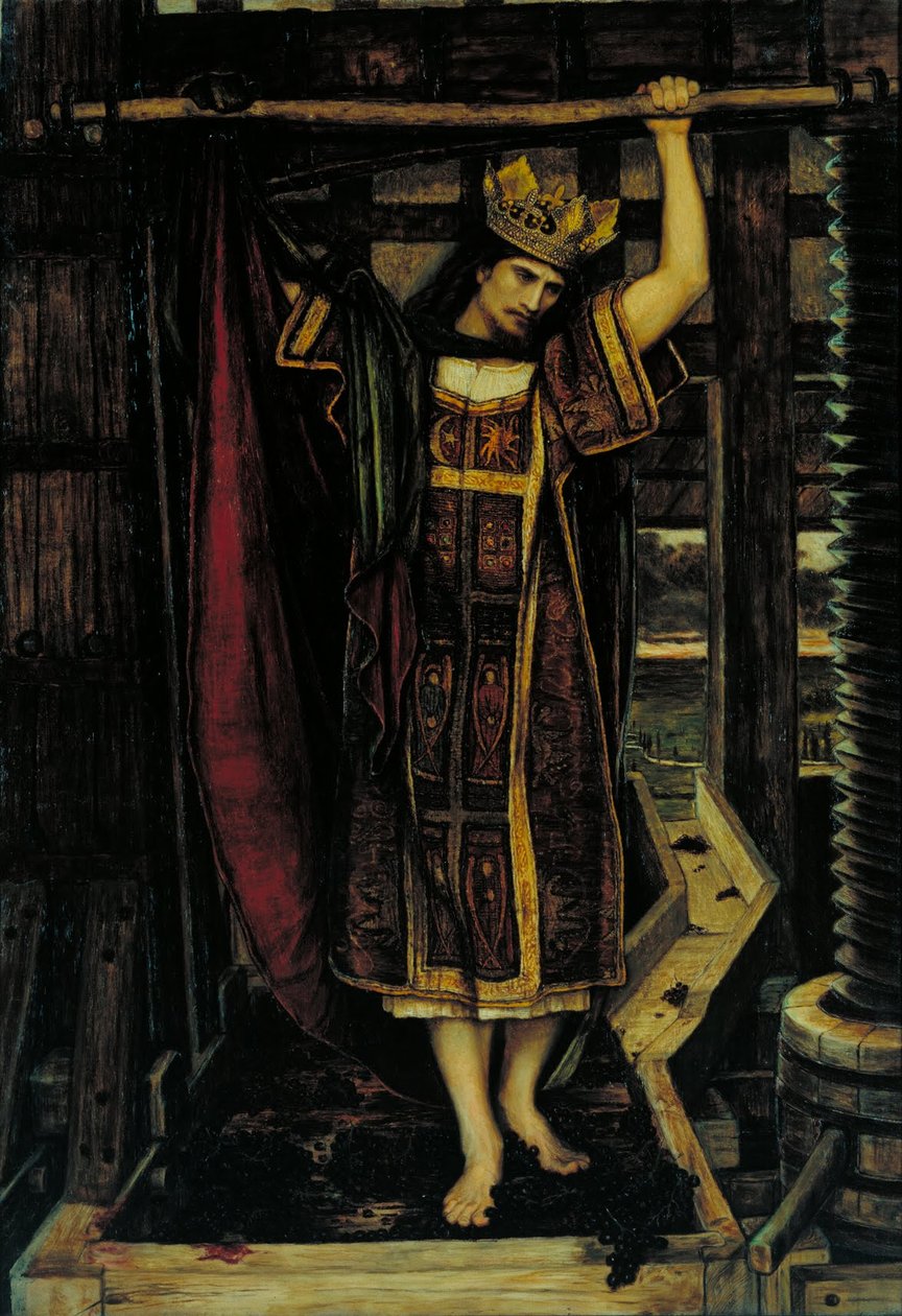 Die Weinpresse von John Roddam Spencer Stanhope