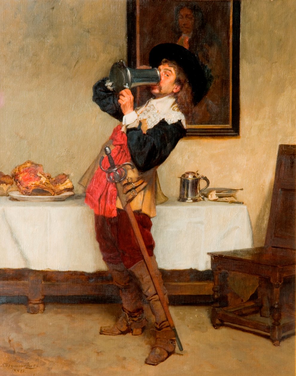 Bis zum letzten Tropfen, 1880 von John Seymour Lucas