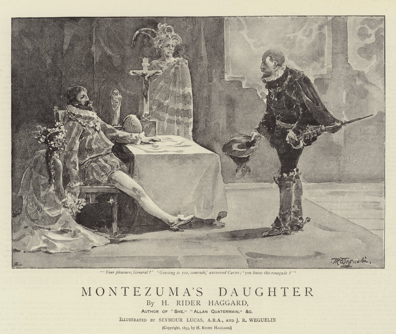 Montezumas Tochter von John Seymour Lucas