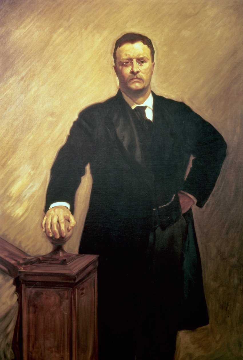 Porträt von Theodore Roosevelt von John Singer Sargent