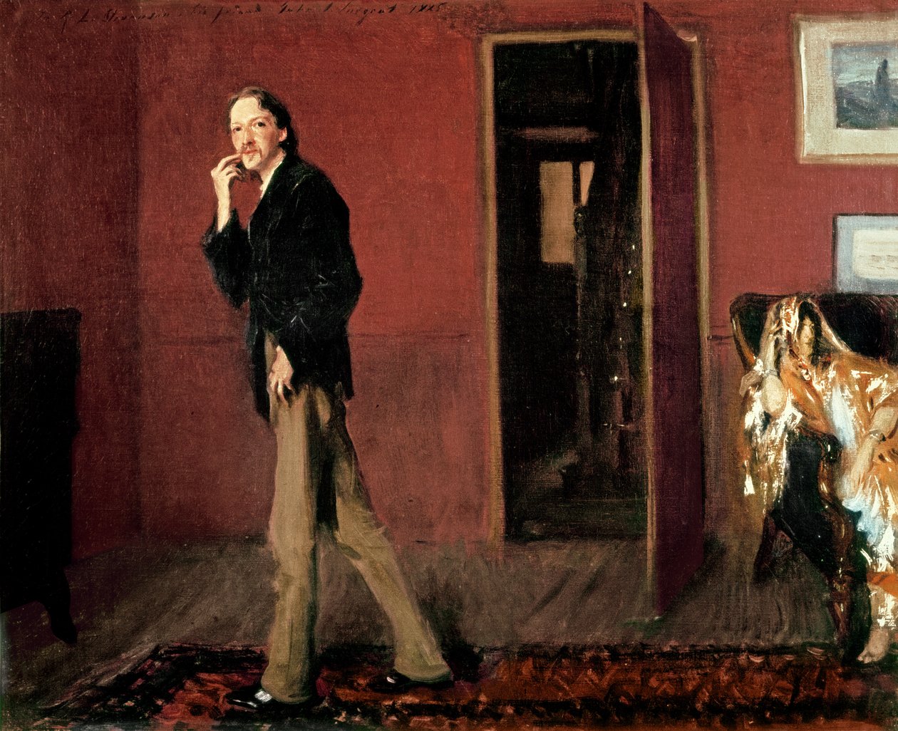 Robert Louis Stevenson und seine Frau, 1885 von John Singer Sargent