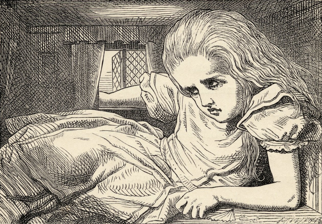 Alice wird zu groß für das Zimmer, aus 