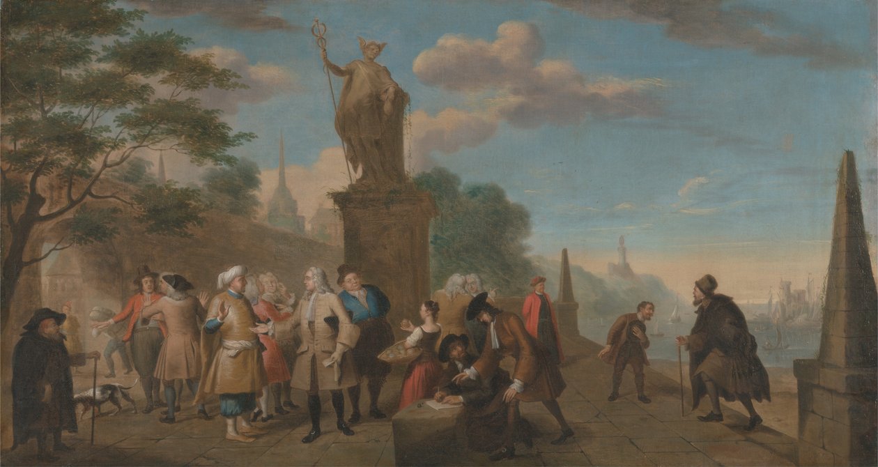 Allegorie des Handels von John Theodore Heins