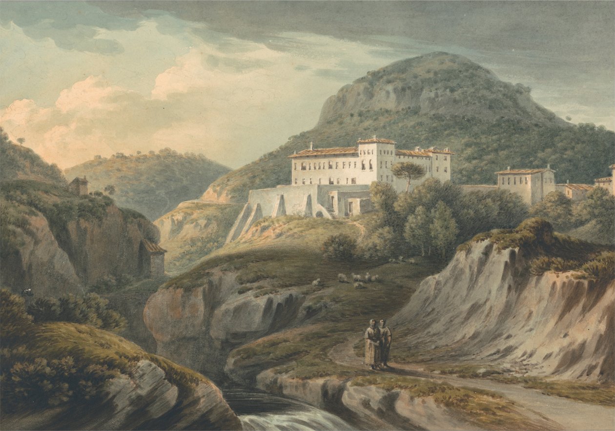 Kloster in Vietri, nahe Salerno von John Warwick Smith