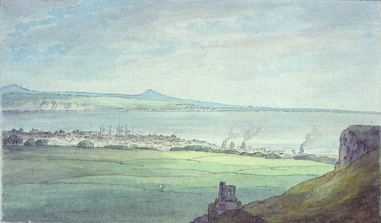 Leith, mit Kirkaldy an der Küste von Fifeshire von John White Abbott