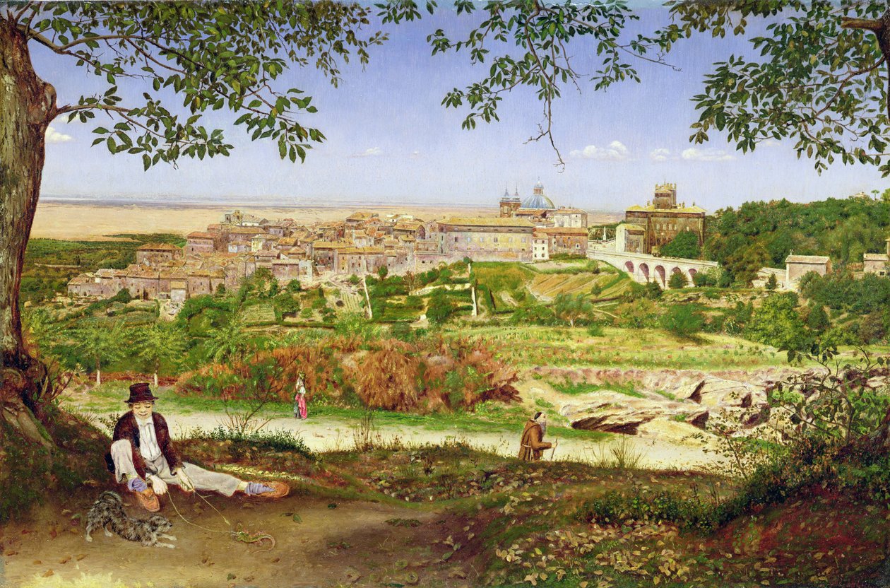 Ariccia, Italien, 1860 von John William Inchbold