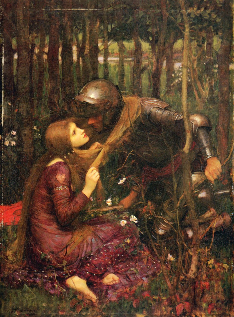 Die schöne Dame ohne Erbarmen von John William Waterhouse