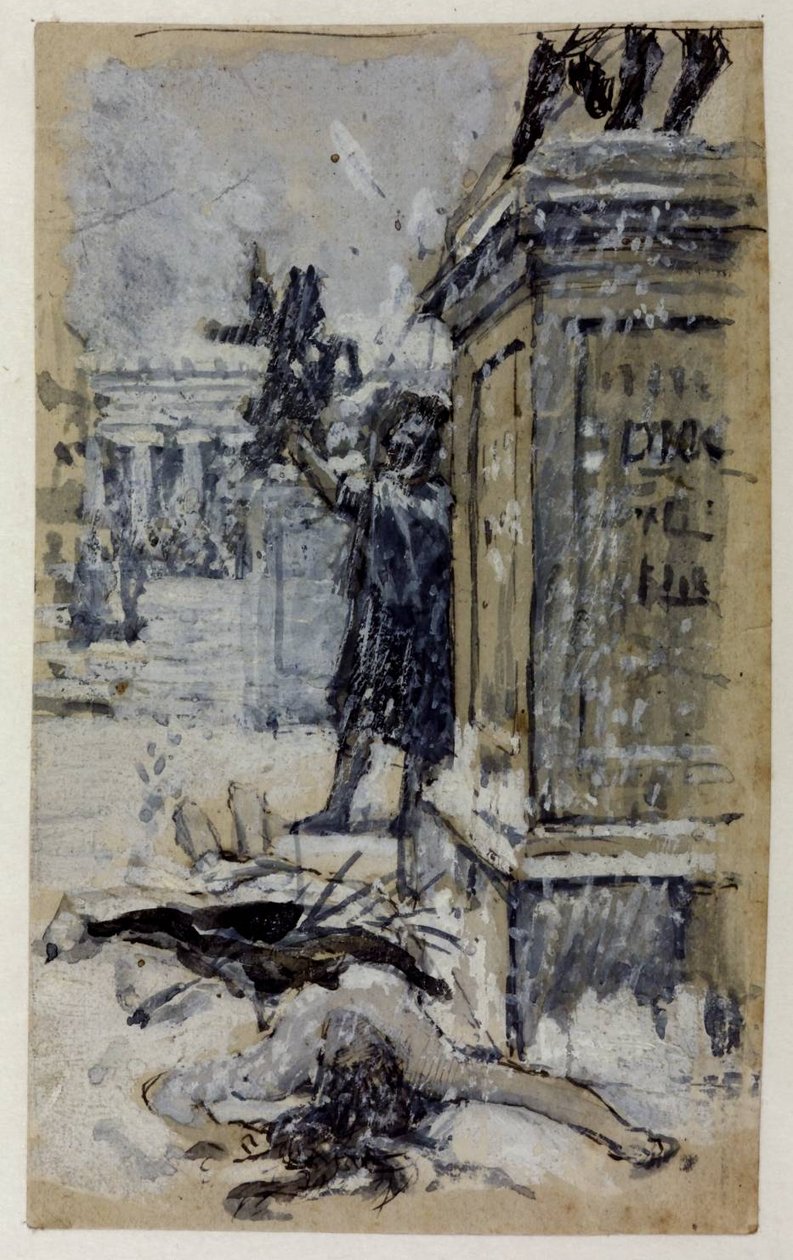 Studie für die Heilige Eulalia von John William Waterhouse