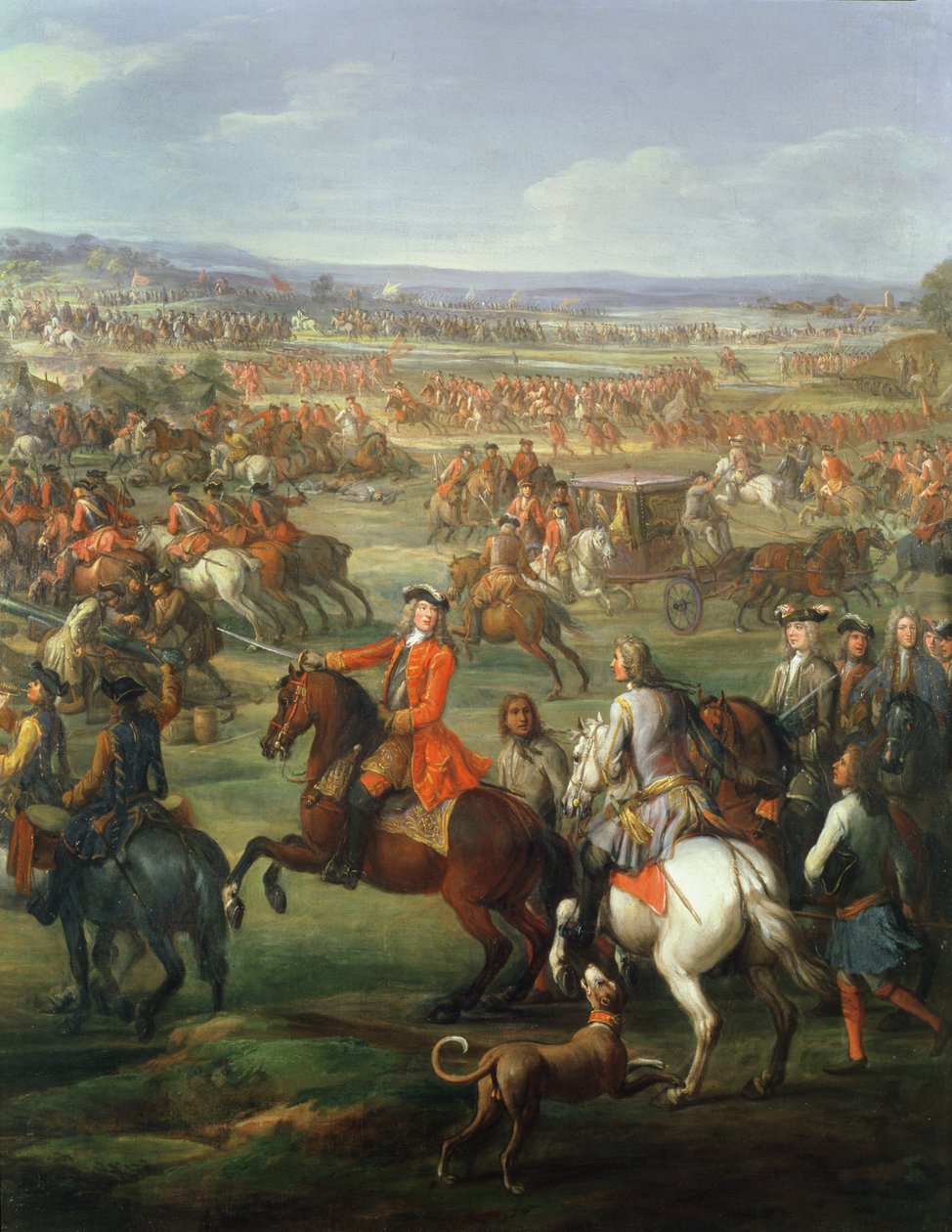 Die Schlacht von Blenheim am 13. August 1704 (Detail) von John Wootton