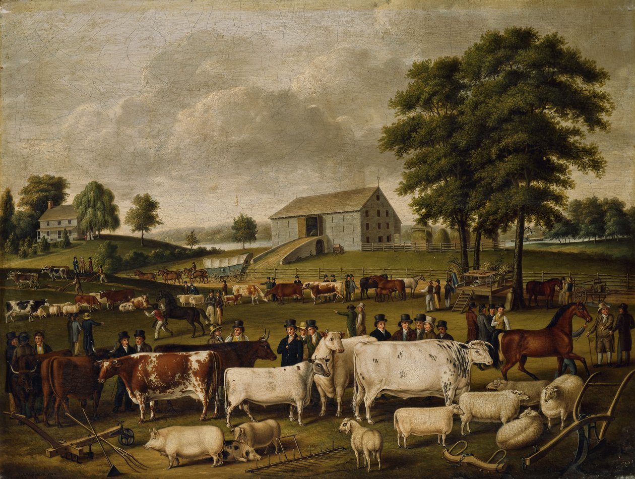 Ein Jahrmarkt in Pennsylvania, 1824 von John Archibald Woodside