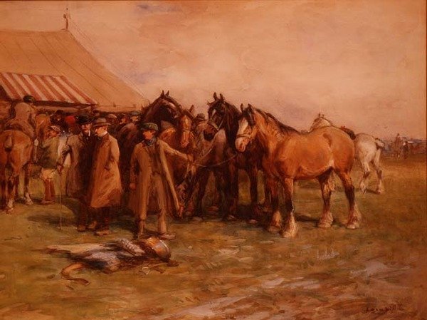 Pferdemarkt von John Atkinson