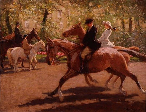 Reiter in Rotten Row von John Atkinson