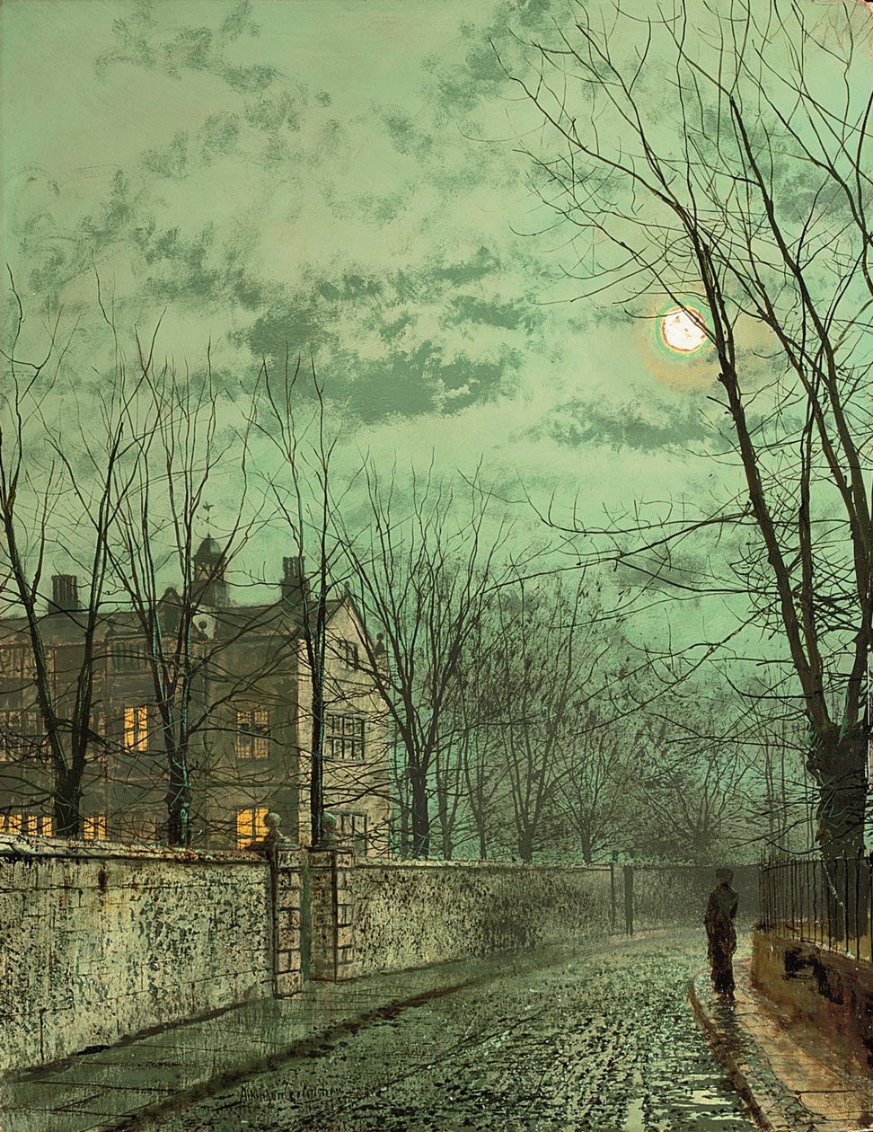 Unter den Mondstrahlen, 1887 von John Atkinson Grimshaw