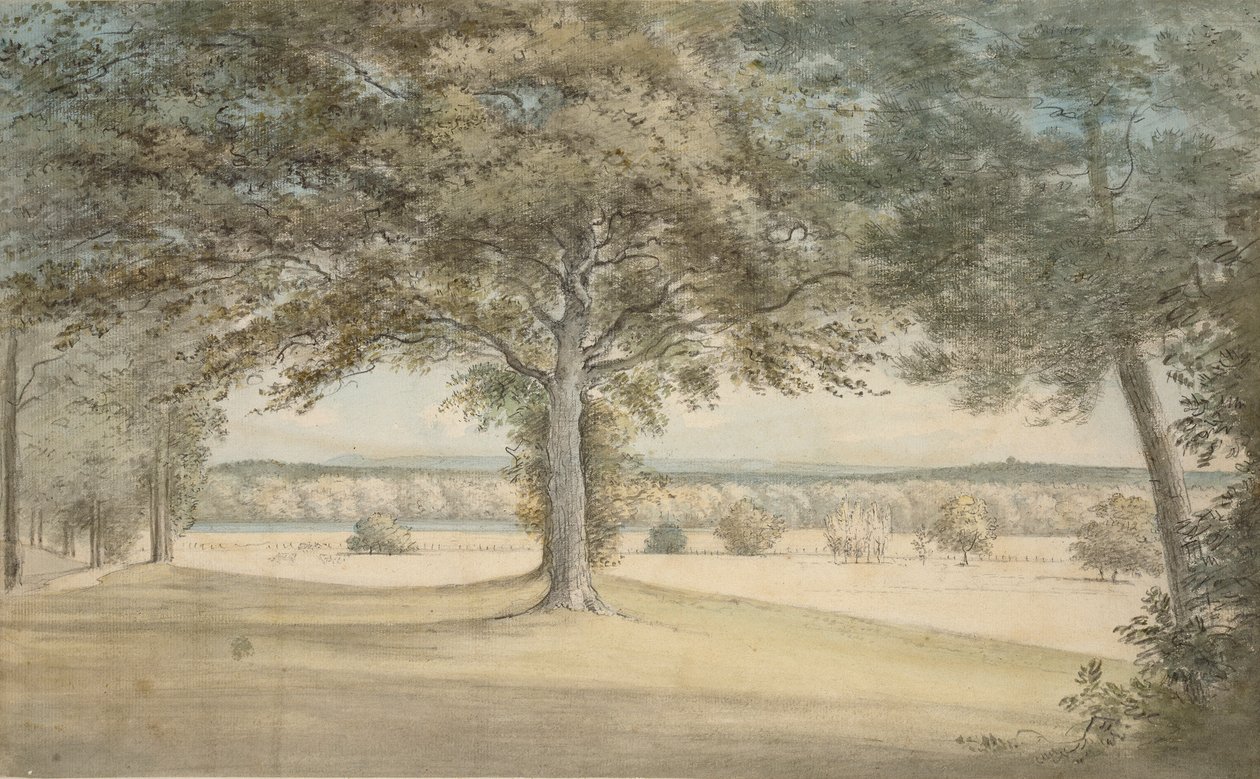 Kirtlington Park, 9. Oktober 1783 von John Baptist Malchair