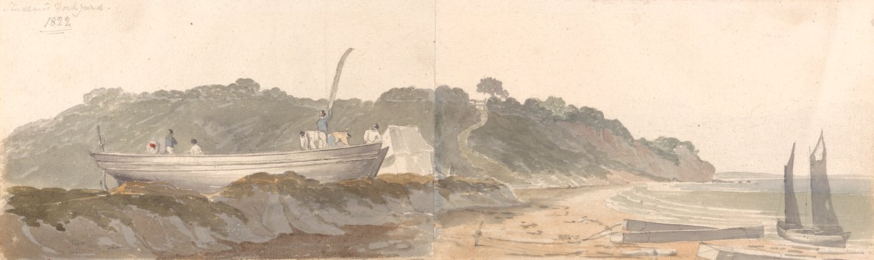Studland Dock Yard von John Baverstock Knight