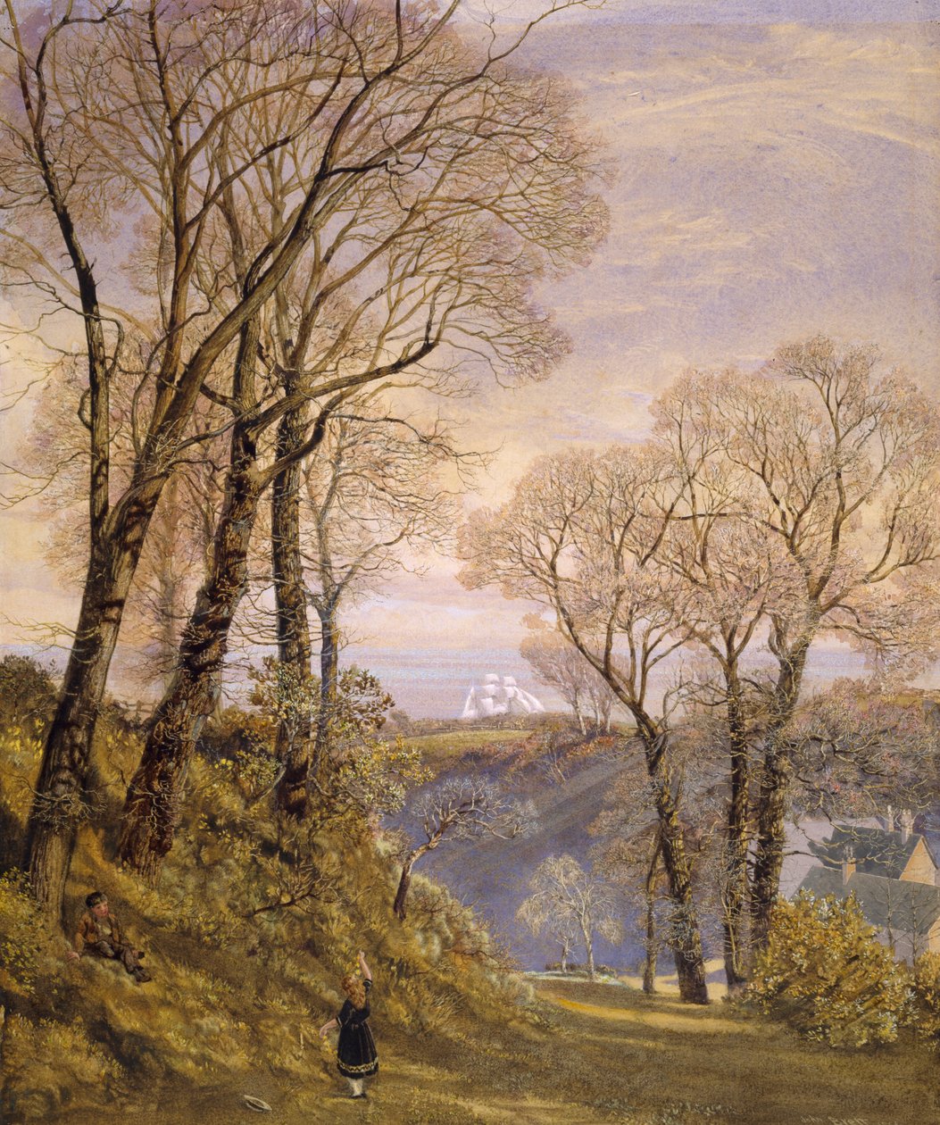 Februar auf der Isle of Wight, 1866 von John Brett