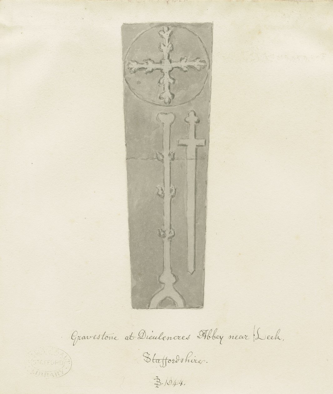 Dieulacres Abtei von John Buckler