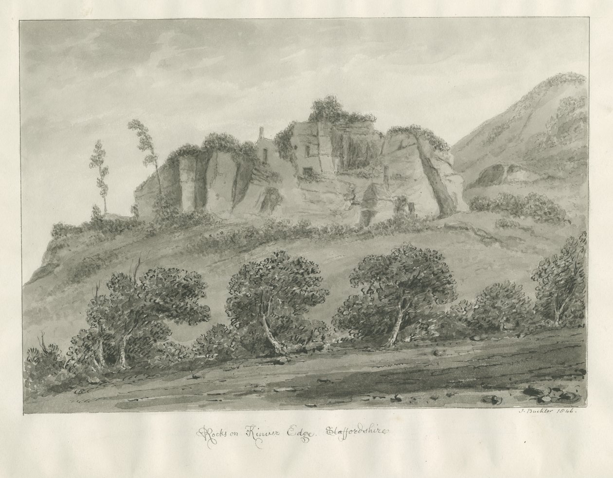 Kinver Edge von John Buckler